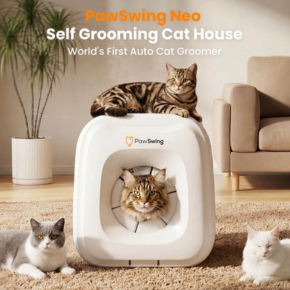 Self-Grooming Cat House