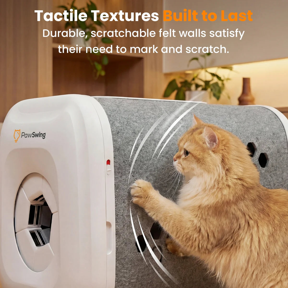 Self-Grooming Cat House