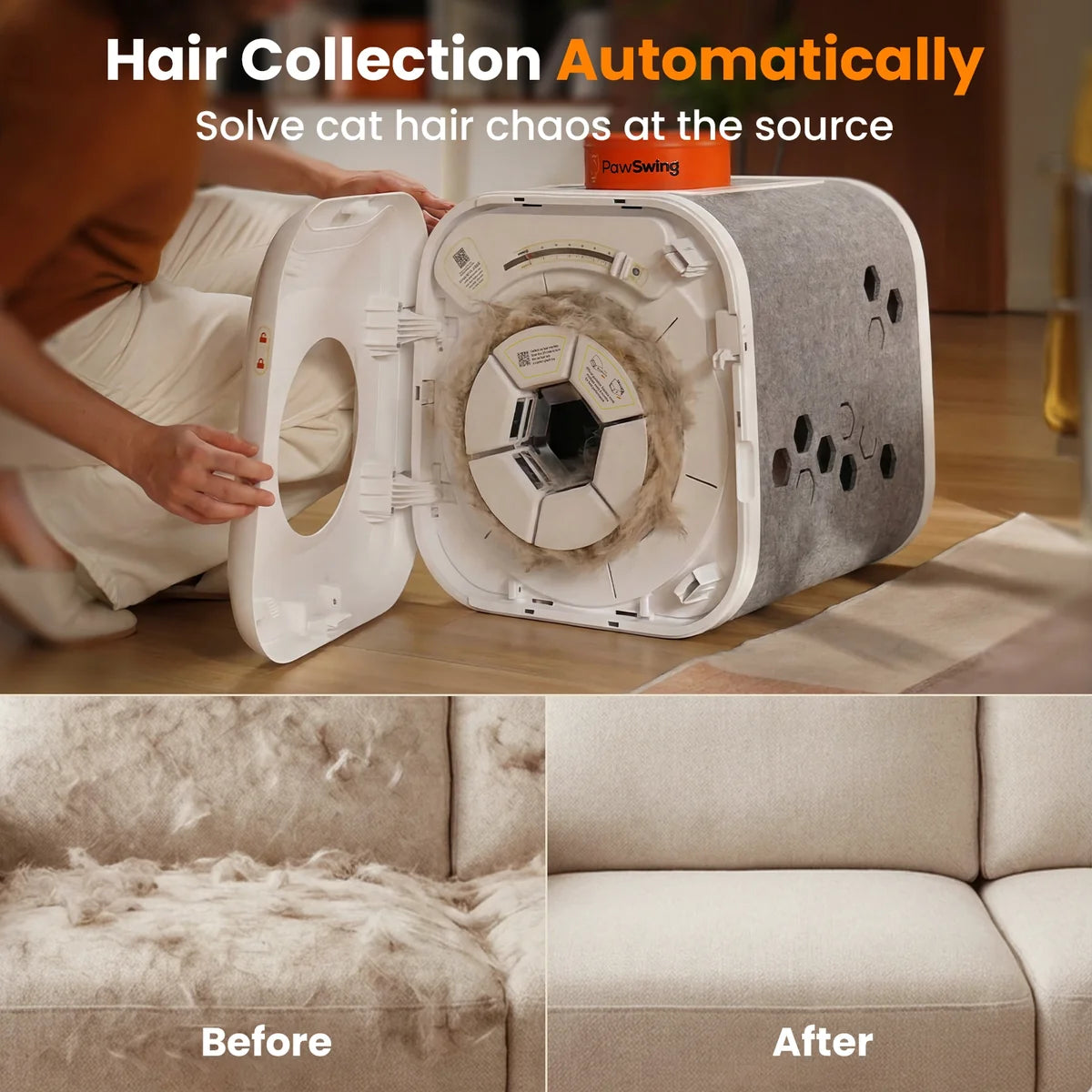 Self-Grooming Cat House