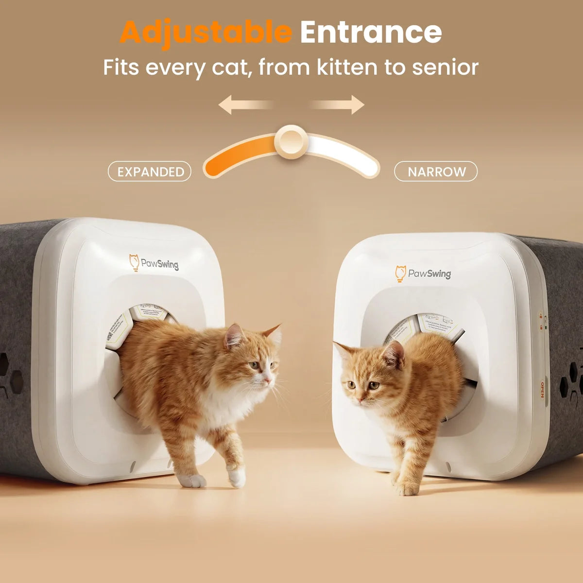 Self-Grooming Cat House