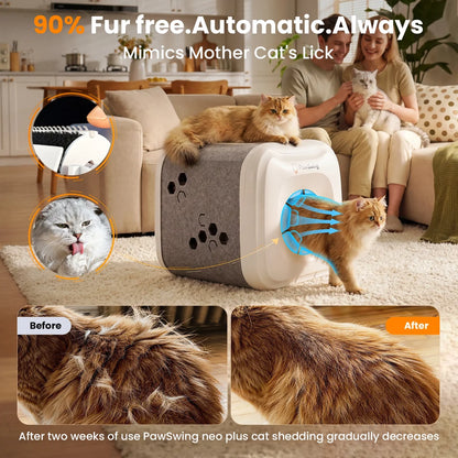 Self-Grooming Cat House