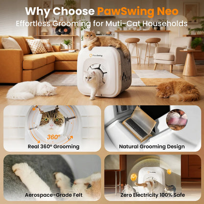 Self-Grooming Cat House
